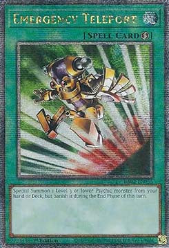 Emergency Teleport (V.5 - Quarter Century Secret Rare)