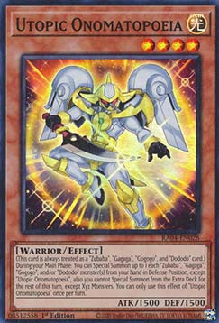 Utopic Onomatopoeia (V.1 - Super Rare)