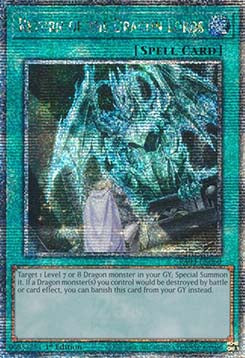 Return of the Dragon Lords (V.5 - Quarter Century Secret Rare)