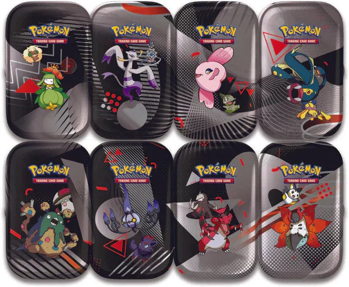 Luce Nera e Fuoco Bianco - Display 8 Mini Tin (ITA)