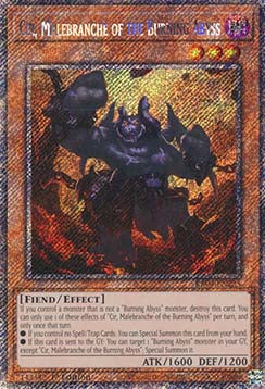 Cir, Malebranche of the Burning Abyss (V.1 - Platinum Secret Rare)