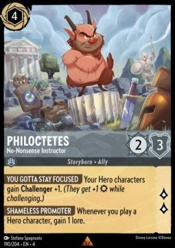 Philoctetes - No-Nonsense Instructor