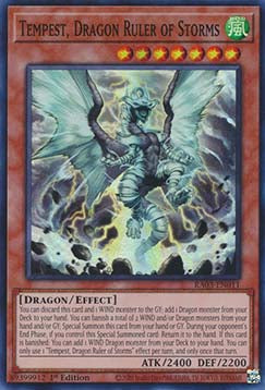 Tempest, Dragon Ruler of Storms (V.1 - Super Rare)