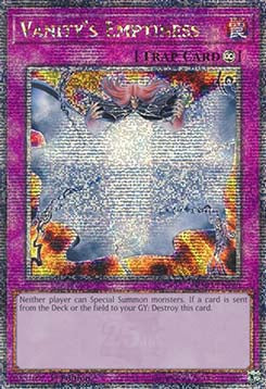 Vanity's Emptiness (V.2 - Quarter Century Secret Rare)