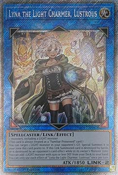 Lyna the Light Charmer, Lustrous (V.4 - Platinum Secret Rare)
