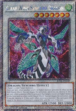 Clear Wing Synchro Dragon (V.1 - Platinum Secret Rare)