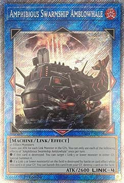 Amphibious Swarmship Amblowhale (V.4 - Platinum Secret Rare)