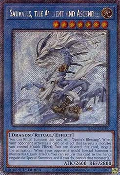 Sauravis, the Ancient and Ascended (V.4 - Platinum Secret Rare)