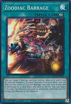 Zoodiac Barrage (V.1 - Super Rare)
