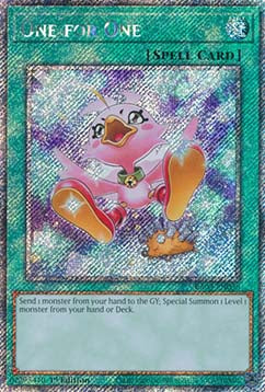 One for One (V.8 - Platinum Secret Rare)