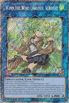 Wynn the Wind Charmer, Verdant (V.4 - Platinum Secret Rare)