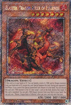 Blaster, Dragon Ruler of Infernos (V.4 - Platinum Secret Rare)