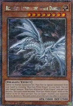 Blue-Eyes Alternative White Dragon (V.4 - Platinum Secret Rare)