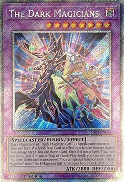 The Dark Magicians (V.4 - Platinum Secret Rare)