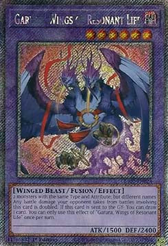 Garura, Wings of Resonant Life (V.4 - Platinum Secret Rare)