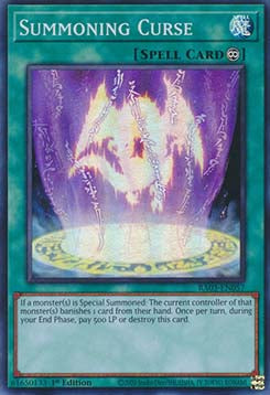 Summoning Curse (V.1 - Super Rare)