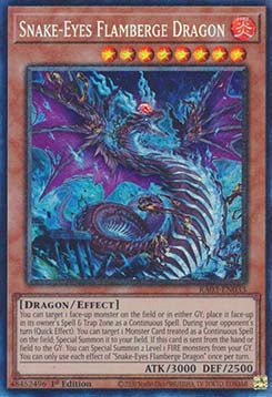 Snake-Eyes Flamberge Dragon (V.5 - Collectors Rare)