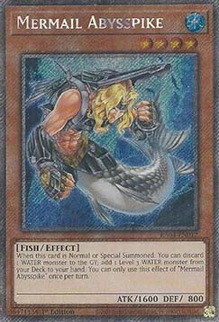 Mermail Abysspike (V.4 - Platinum Secret Rare)