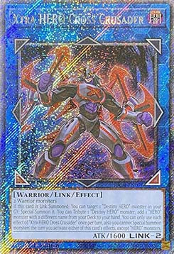 Xtra HERO Cross Crusader (V.4 - Platinum Secret Rare)