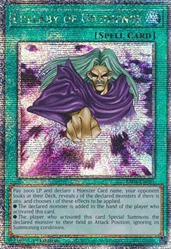 Lullaby of Obedience (V.5 - Quarter Century Secret Rare)