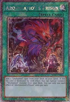 Abomination's Prison (V.4 - Platinum Secret Rare)