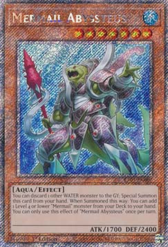 Mermail Abyssteus (V.4 - Platinum Secret Rare)