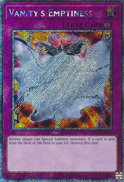 Vanity's Emptiness (V.1 - Platinum Secret Rare)
