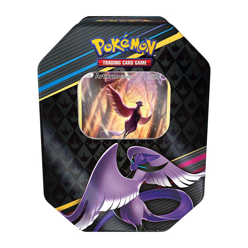 Tin Da Collezione Zenit Regale: Articuno di Galar (ITA)/SECONDA SCELTA(Pellicola Danneggiata)