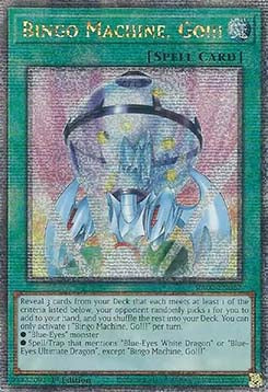 Bingo Machine, Go!!! (V.5 - Quarter Century Secret Rare)