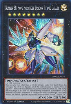 Number 38: Hope Harbinger Dragon Titanic Galaxy (V.1 - Super Rare)