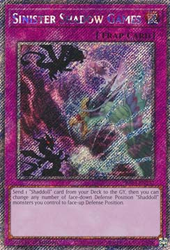 Sinister Shadow Games (V.1 - Platinum Secret Rare)