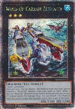 Wind-Up Carrier Zenmaity (V.2 - Quarter Century Secret Rare)