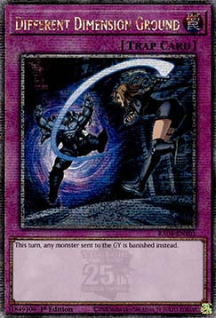 Different Dimension Ground (V.5 - Quarter Century Secret Rare)