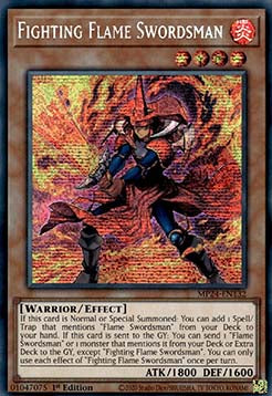 Fighting Flame Swordsman