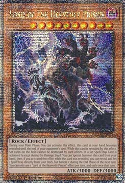 Lord of the Heavenly Prison (V.5 - Quarter Century Secret Rare)