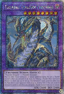 Thunder Dragon Colossus (V.5 - Quarter Century Secret Rare)