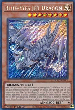 Blue-Eyes Jet Dragon (V.3 - Secret Rare)