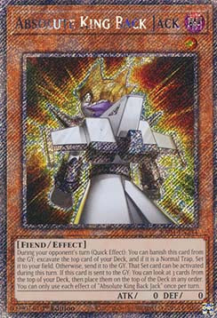 Absolute King Back Jack (V.1 - Platinum Secret Rare)
