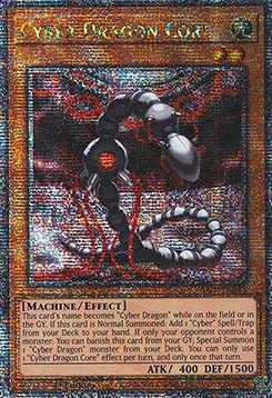 Cyber Dragon Core (V.5 - Quarter Century Secret Rare)