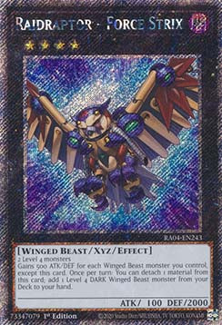 Raidraptor - Force Strix (V.1 - Platinum Secret Rare)