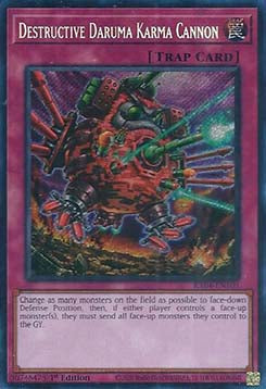 Destructive Daruma Karma Cannon (V.3 - Secret Rare)