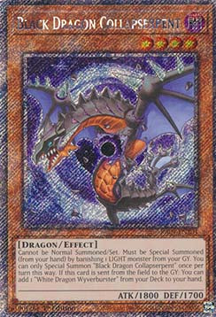 Black Dragon Collapserpent (V.1 - Platinum Secret Rare)