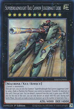 Superdreadnought Rail Cannon Juggernaut Liebe (V.1 - Super Rare)