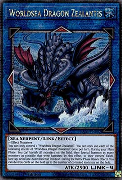 Worldsea Dragon Zealantis (V.5 - Quarter Century Secret Rare)