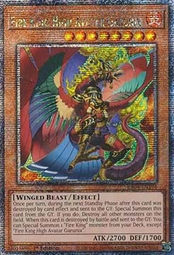 Fire King High Avatar Garunix (V.2 - Quarter Century Secret Rare)