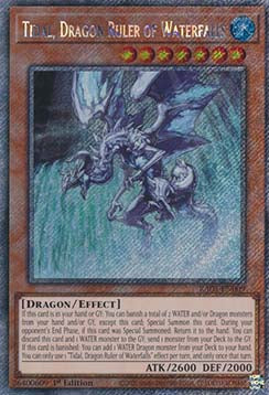 Tidal, Dragon Ruler of Waterfalls (V.4 - Platinum Secret Rare)