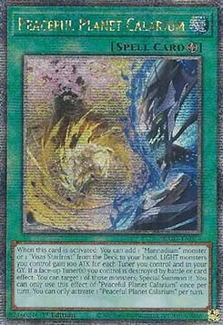 Peaceful Planet Calarium (V.5 - Quarter Century Secret Rare)