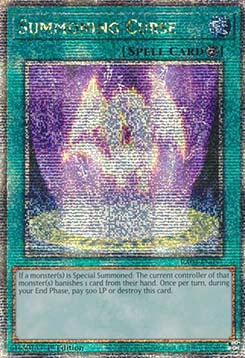 Summoning Curse (V.5 - Quarter Century Secret Rare)