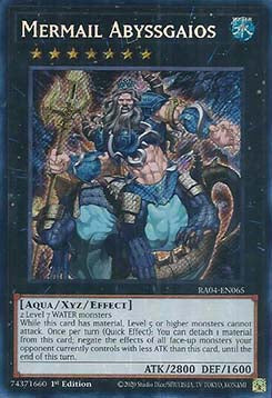 Mermail Abyssgaios (V.3 - Secret Rare)
