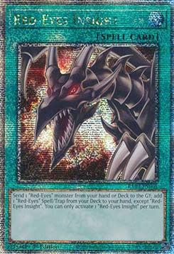 Red-Eyes Insight (V.5 - Quarter Century Secret Rare)